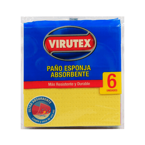 PAÑO ESPONJA ULTRA ABSORBENTE 6 UN
