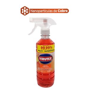 LIMPIADOR MULTI-SUPERFICIES DESINFECTANTE CON GATILLO 500 ML CÍTRICO CON NANOPARTÍCULAS DE COBRE