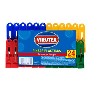 PINZAS PARA ROPA DE PLÁSTICO X24