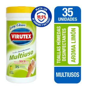 TOALLAS DESINFECTANTES MULTIUSO 35 UN LIMON