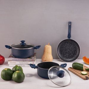 BATERÍA 5 PZS GRANITO NAVY