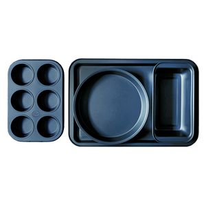 Set 4 Moldes Antiadherentes Navy