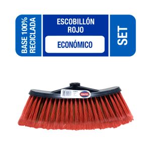ESCOBILLON ECONOMICO ROJO  VIRUTEX