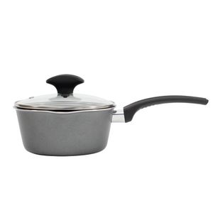 CACEROLA ALUMINIO 1.8 ANTIHADHERENTE CON TAPA 16CM EVERYDAY COOL GREY